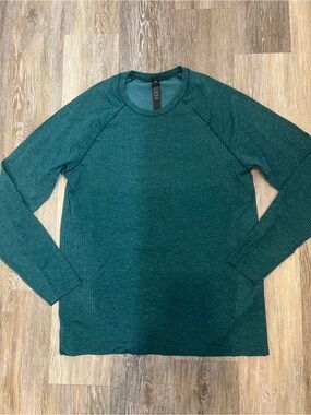 NWOT LULULEMON MENS Long-Sleeve Crew Teal Green
